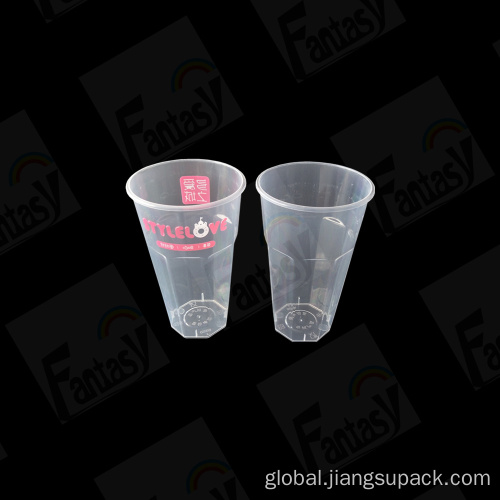 Disposable Packaging Cup Disposable packaging Cup Plastic Injection Bubble Tea Cup Supplier